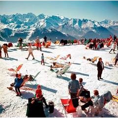Verbier Vacation, Switzerland, Slim Aarons Estate Edition, free shipping 10
