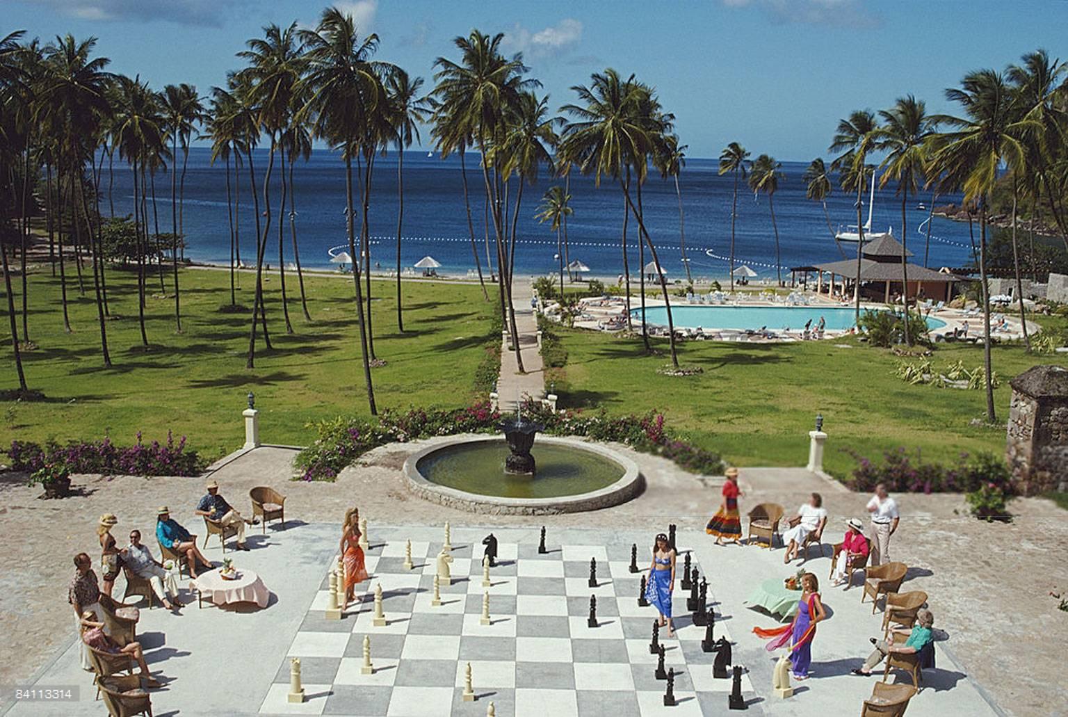 A giant game of chess in Saint Lucia, in the Lesser Antilles, February 1993. 

40 x 60 inches
$3950

30 x 40 inches
$3350

20 x 30 inches
$3000

Estate stamped and hand numbered edition of 150 with certificate of authenticity from the estate.