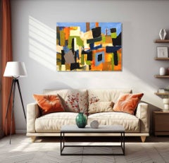 Light Construction, Construction Series, Abstract Geometric Painting