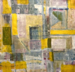 Sand City, Construction Series, Abstract Geometric Painting