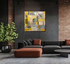 Sand City, Construction Series, Abstract Geometric Painting