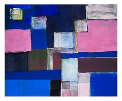 Blockchain #4, Blockchain, Abstract Geometric Painting
