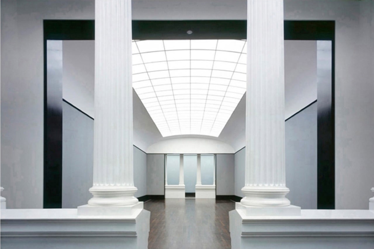 Reinhard Görner Landscape Photograph - Hall with Columns, Old National Gallery, Berlin