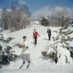 Vintage Slim Aarons 'Skiing Waiters' (Slim Aarons Estate Edition)