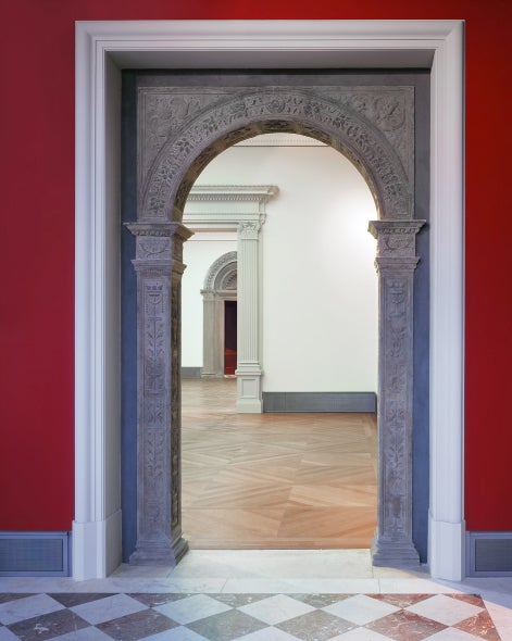 Reinhard Görner Color Photograph - Bode-Museum, Berlin (Suite of Rooms with Portals)