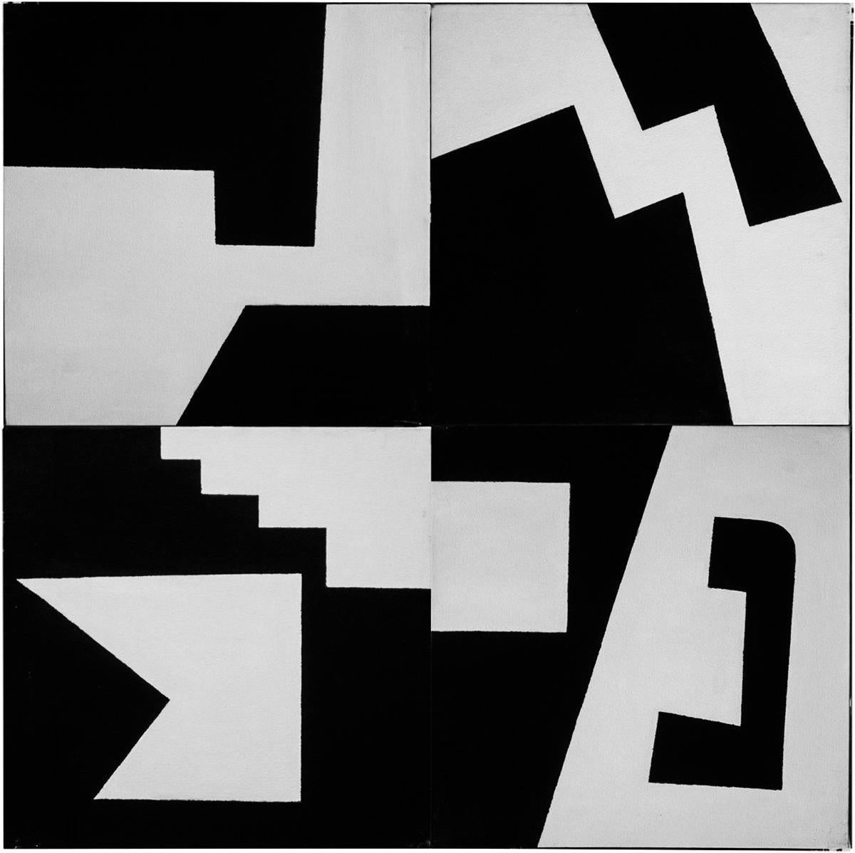 Robert Petrick Abstract Painting - Modular Negative Space #5