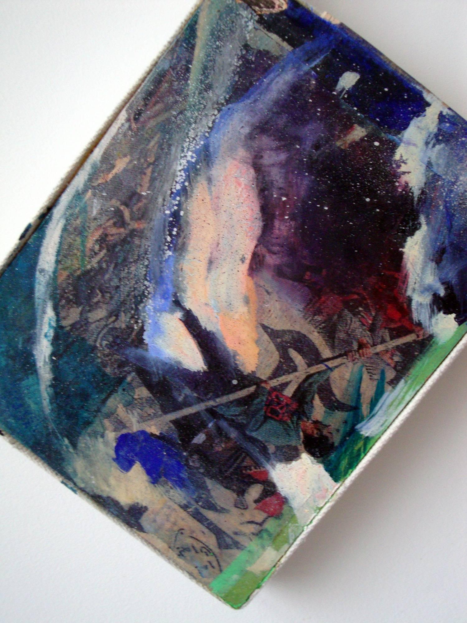 Ammasso di stelle - Painting Astratto di Niki Singleton
