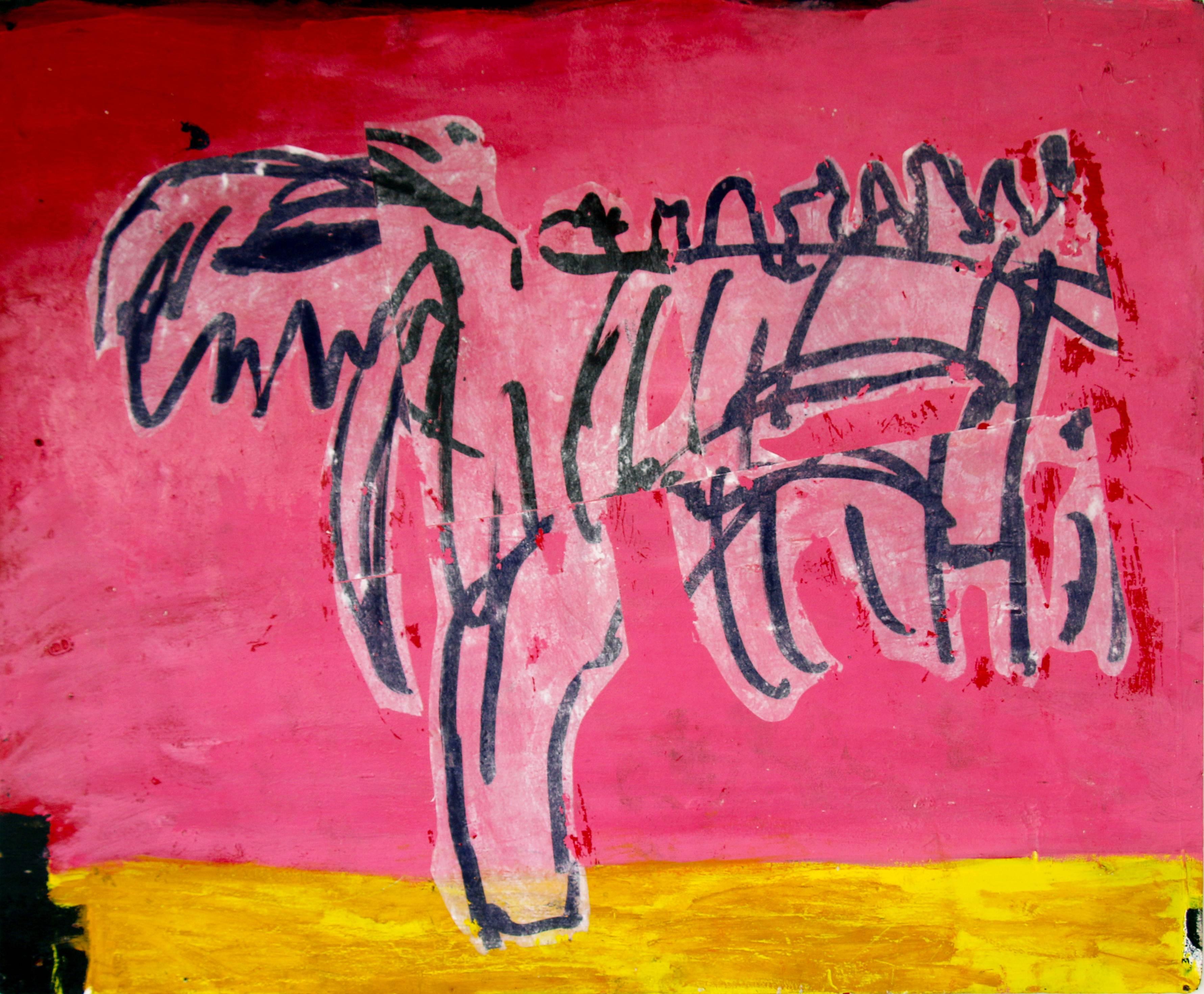 Niki Singleton Animal Painting - Dinosaur