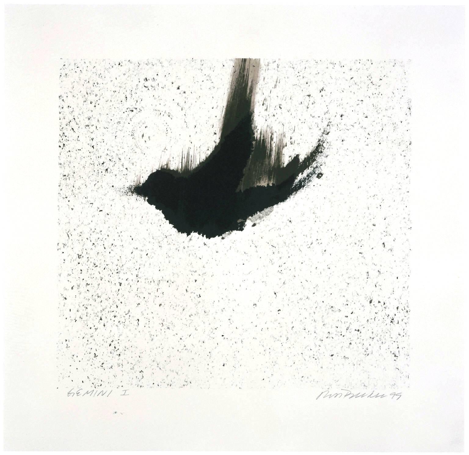 Ross Bleckner Animal Print - Single Bird