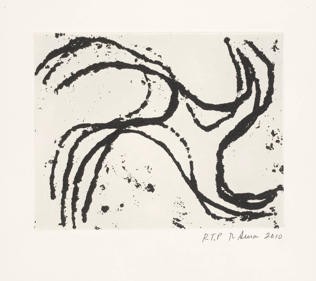 Junction #3 - Print by Richard Serra