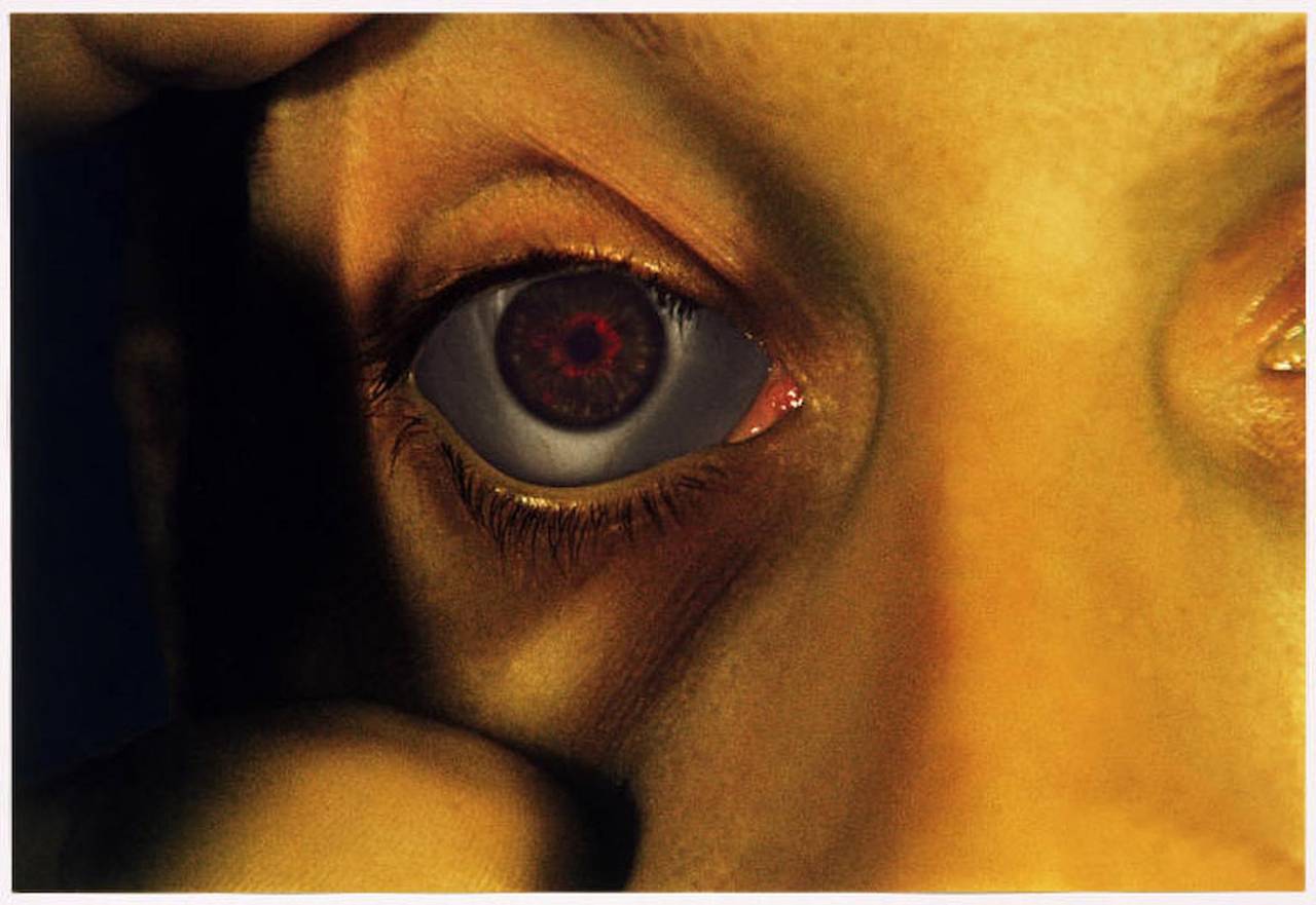 Opened Eye from Infrared Outtakes - Print by Bruce Nauman