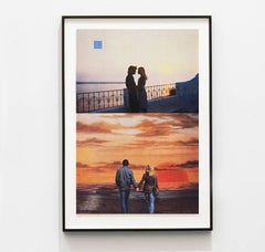 Two Sunsets (One with Square Blue Moon)