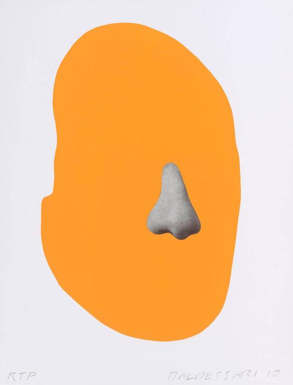 Nose/Silhouette:Orange - Print by John Baldessari