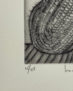 from "Ode à ma Mère" (Sheet 1) - Contemporary, Etching, Black, White, Spider