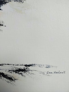 „Le chant du merle“ – Acryl auf Leinen, 80 × 60 cm, 2026