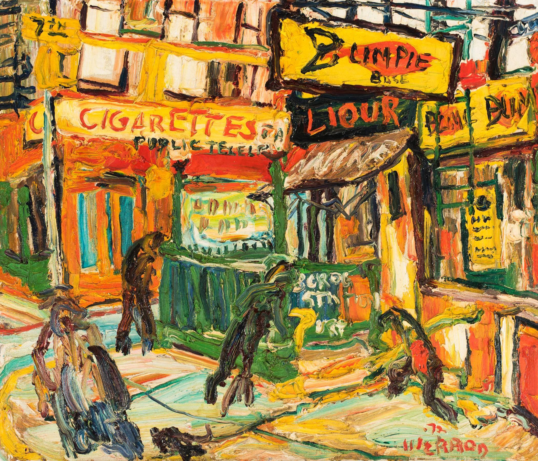 Philip Lawrence Sherrod Abstract Painting - 7th Avenue and 23rd Street