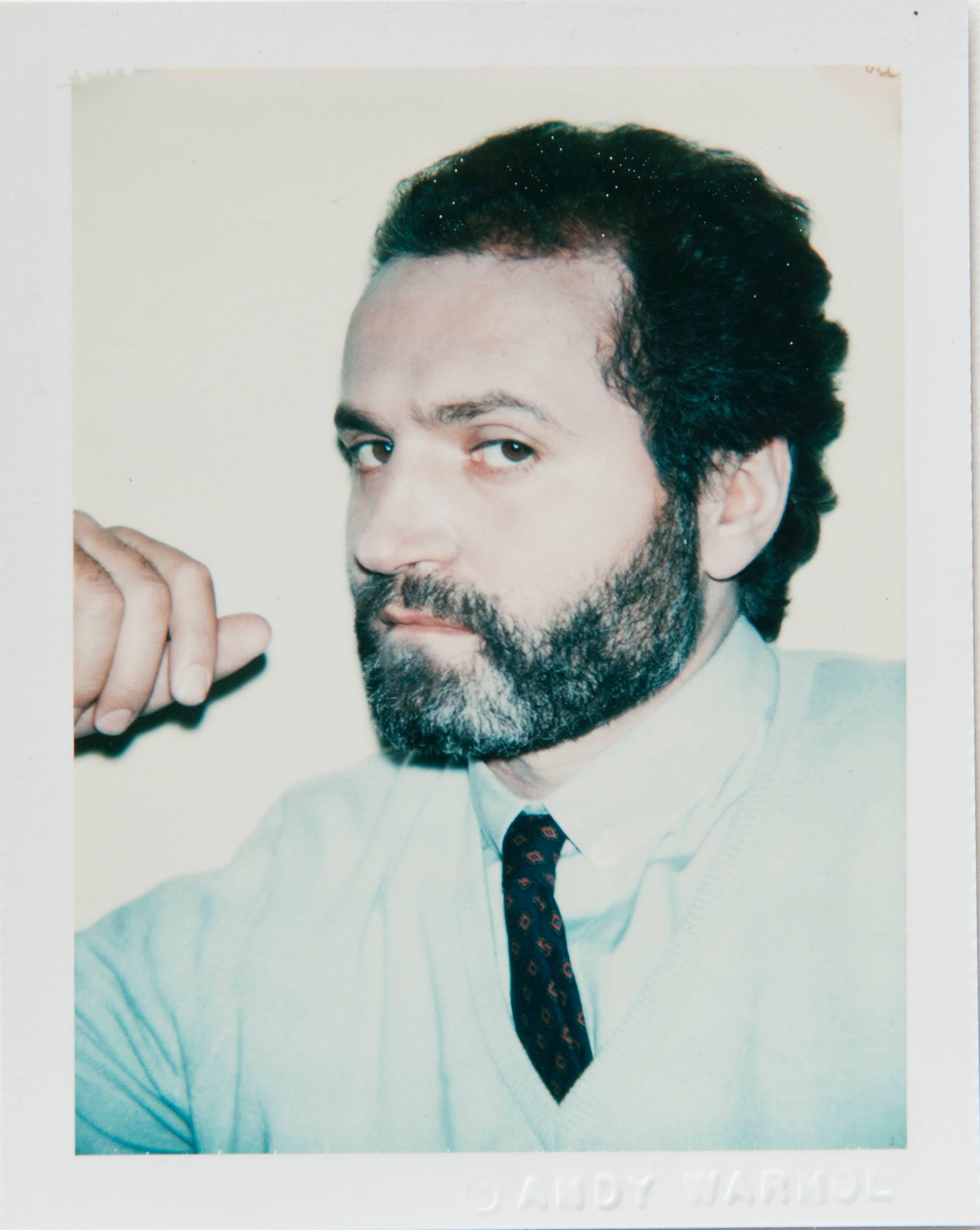 Andy Warhol Portrait Photograph - Gianni Versace Polaroid 