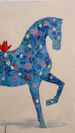 Series "Horses", 100x120 cm, acrylic on canvas