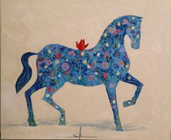 Serie "Cavalli", 100x120 cm, acrilico su tela