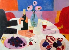 One glass away, 60x80 cm, acrylic on canvas