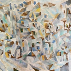 Wonderful morning, 100x100cm, Oil, Canvas, sand