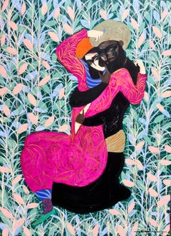 Amantes, 150x110cm, acrílico sobre lienzo