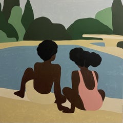 Dreamers , 80x80cm, acrylic on canvas