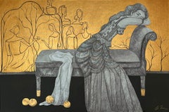 Choix, 80 x 120 cm, acrylique, toile, techniques mixtes