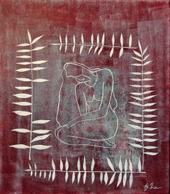 Silhouettes, 80 x 70 cm, toile/acrylique