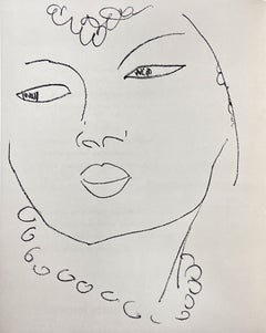 Matisse - "Fleurs du Mal VI" (The Flowers of Evil) 1947 Offset Lithograph