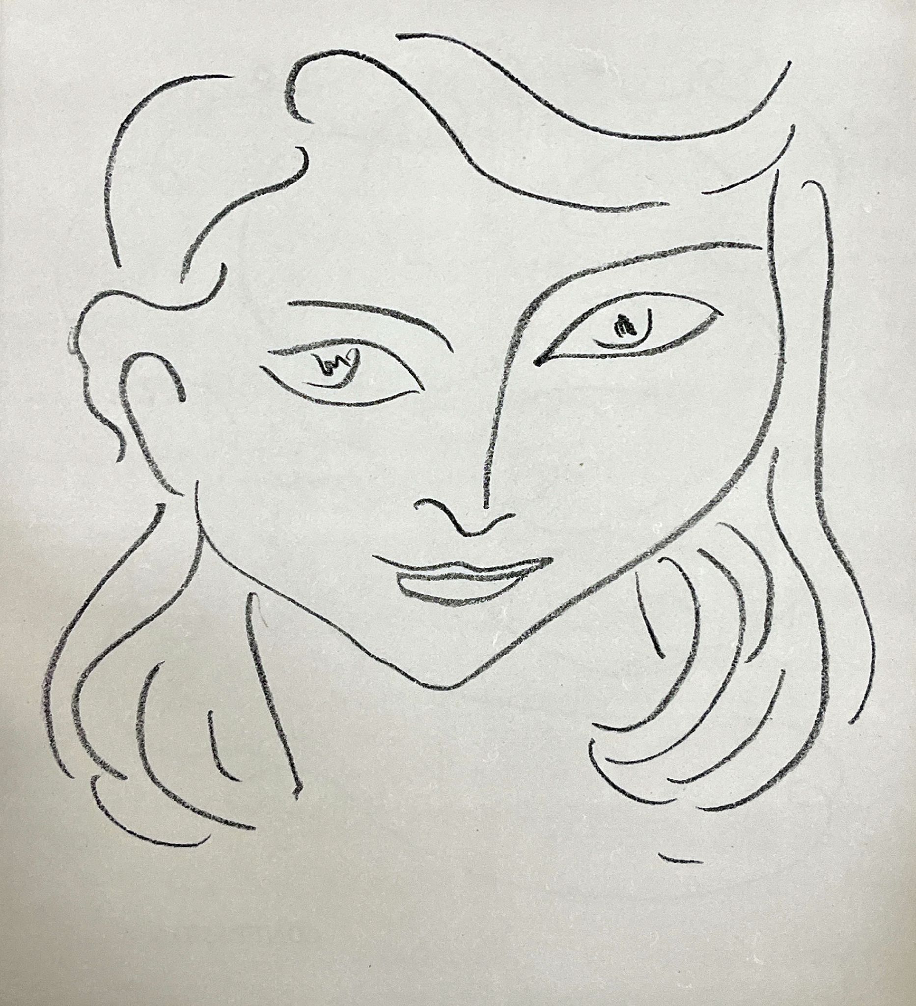 Matisse - "Fleurs du Mal VII" (The Flowers of Evil) 1947 Offset Lithograph