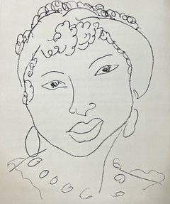 Matisse - "Fleurs du Mal XIII" (The Flowers of Evil) 1947 Offset Lithograph