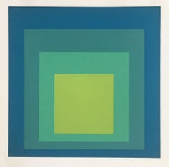 Josef Albers - "Tremelo" (Homage to the Square) 1970 Screenprint in Colors