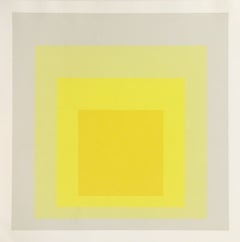 Josef Albers - "Arctic Light" (Homage to the Square) 1970 Screenprint in Colors