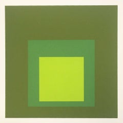 Josef Albers - « Toscane » (Hommage au carré), 1964, sérigraphie en couleurs