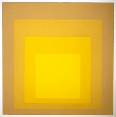 Josef Albers - «Homenaje al cuadrado II», 1964. Serigrafía en color