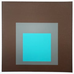 Josef Albers - Untitled from "Albers in Bottrop" (1973) Silkscreen in Colors