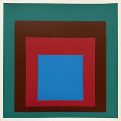 Untitled from "Josef Albers im Landesmuseum Münster" (1977) Silkscreen in Colors