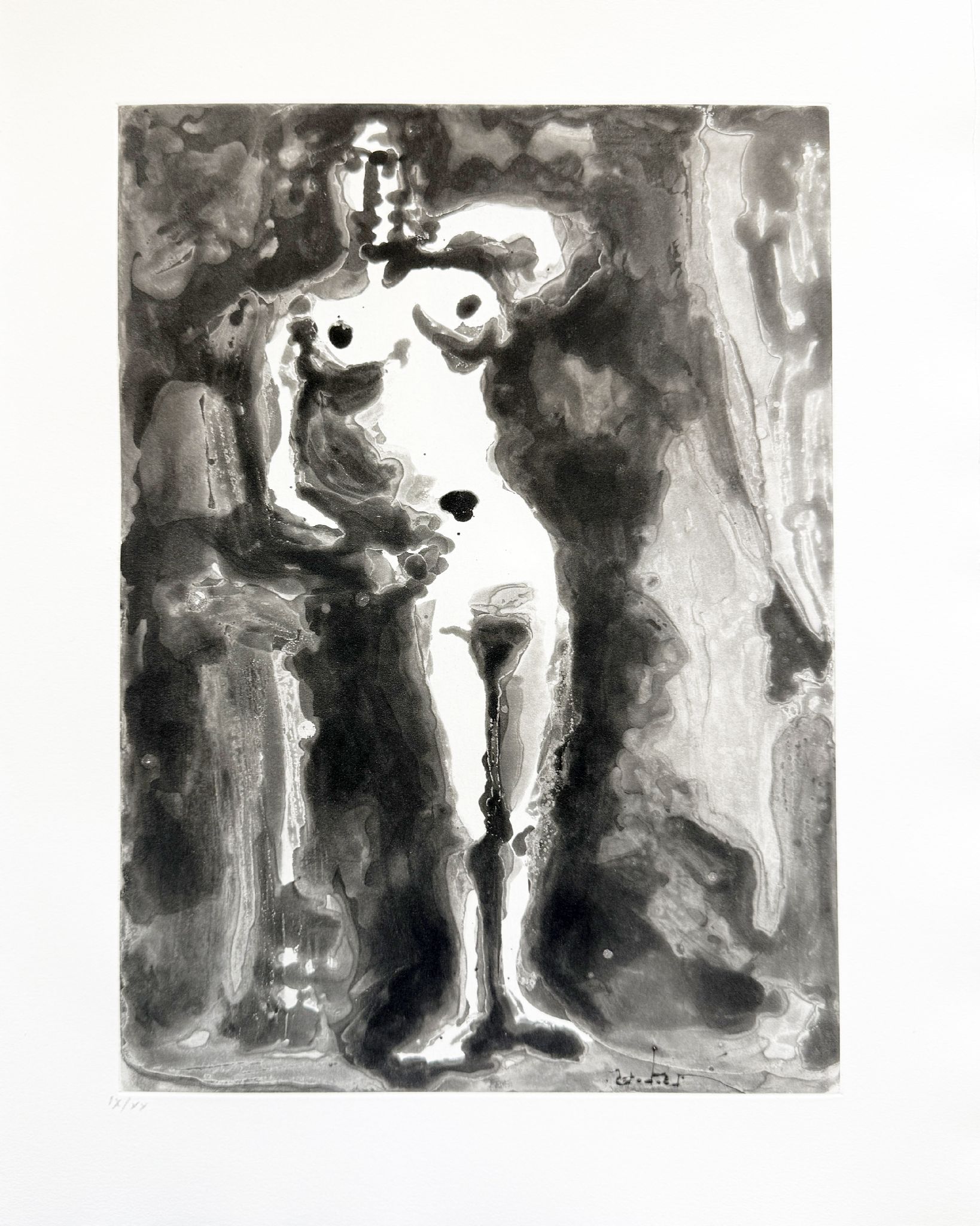 Picasso - "Nu Accoudé" (Reclining Nude) (from Sable Mouvant) Aquatint, 1964-65