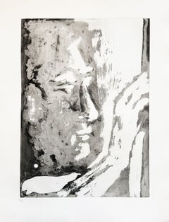 Picasso - «Le Sculpteur» (El escultor) (de «Sable Mouvant») Aguatinta, 1964-65
