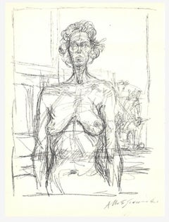 Alberto Giacometti - "Standing Nude" (Redfern Gallery Catalogue 1966)