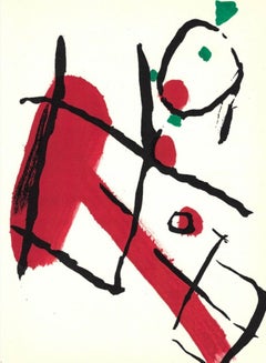 Tal-Coat - Litografia tratta dal catalogo della Redfern Gallery del 1966, edizione limitata