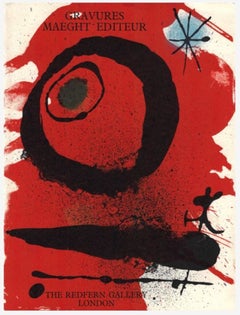 Joan Miró - Cover Sheet from the Redfern Gallery Catalogue 1966, Limited edition