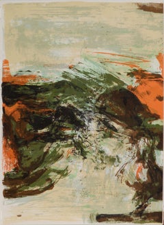Zao Wou-Ki – Unbetitelte Farblithografie aus der Redfern Gallery (1979)