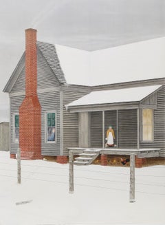 Ward - "The Home my Daddy Built" 1975 Collotype from America: The Third Century