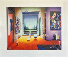 Ferjo - "Enchanted Worlds" (2000) Hand Signed, Giclee print canvas