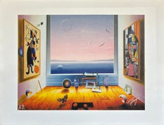 Ferjo - « Hall of Picasso » (2001) Signé à la main, tirage giclée sur toile non tendue
