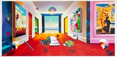 Ferjo - «Hallway to Infinity» (2000). Firmada a mano, litografía en color sobre papel