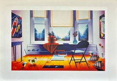 Ferjo - "Windowsill Magic" (2001) Hand Signed, Giclee print on canvas