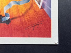 Ferjo - "The Blue Stairs" (2000) Lithograph in colors on paper